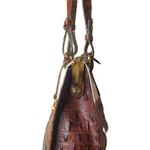 Brahmin  Asher Tri Color Croc Embossed Leather Top Zip Tote Shoulder Bag Photo 13