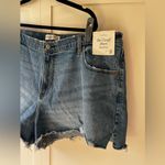 Abercrombie & Fitch NWT Cutoff Short High Rise Curve Love Jean Shorts Size 20 Photo 3
