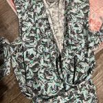 Leota  Finnley Faux Wrap Abstract Bird Print Dress size small Photo 7