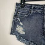 Pistola  Women's Size Medium Distressed Cut Off Cotton Blue Jean Denim Shorts Photo 2