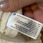 Xhilaration  Women’s Large Cream Off Shoulder Geometric Print Blouse Bohemian Photo 7