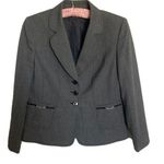 Tahari  three button blazer with horse bit detail Photo 0