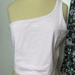 Adidas NWT  Asymmetric Top Light Purple Size Large Photo 0