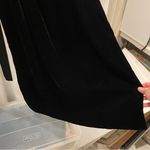 Oscar de la Renta Vintage 70’s-80’s velvet boatneck maxi ribbon waist maxi gown Photo 12