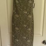 Roxy Last Dance Stripe Cowl Neck Dress in Deep Lichen Photo 0