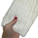 ZARA Cream Light Pink Wool Alpaca Blend Ribbed Knit Turtleneck Sweater Medium Photo 8