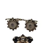 Grandmas Jewelry Matching Earrings Brooch Necklace Designer Costume Jewelry Set Gold Photo 8