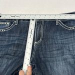 Earl Jeans Blue Ankle Cropped Denim with Worn Photo 7