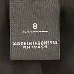 White House | Black Market black blazer w/ruffle lapel & stand collar Size 8 EUC Photo 8