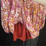 Crystal Doll  Floral Mini Dress in Pink and Yellow M Photo 8