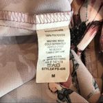 Veronica M Blush Floral Long Bell Sleeve Romper size Medium M Photo 12