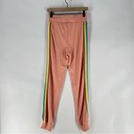 Electric yoga Sundrop Jogger Pants Womens Size S Pink Rainbow Side Stripes Photo 6