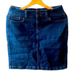 Old Navy Vintage  jean skirt size 4 blue mini y2k coastal cowgirl stretch denim Photo 0