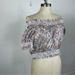 J.Crew  Smocked cotton top in Liberty® Faraway Plum floral Photo 1