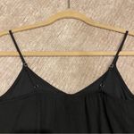 Bobeau  Tiered Ruffle Tank (Black, XS) Photo 5