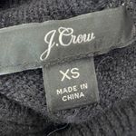 J.Crew Turtleneck Sweater Dress Supersoft yarn black long Balloon Sleeve Wool XS Photo 3