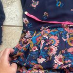 Boden Belgrave Jumpsuit Silk Navy Flourish Scatter Blue Size 6 Photo 15