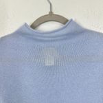 Telluride Clothing Co. Baby Blue Lavendar Mockneck 100% Cashmere‎ Sweater NWT Photo 6