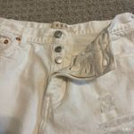 We The Free White Distressed Cut Off Denim Shorts 27 Photo 5