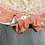 SheIn  Yellow Orange Paisley Print High Rise Summer Boho Shorts Size‎ L Photo 7