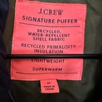 J.Crew  | Signature Quilted Cocoon Primaloft Navy Lightweight Puffer Jacket, M Photo 6