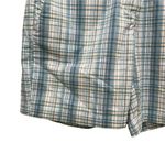 Oakley Women's Back Nine Plaid Performance Golf Shorts Clearwater Blue Size 6 Photo 1