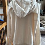 American Eagle  Oversized Relaxed ivory ecru cream Pullover Hoodie Photo 4