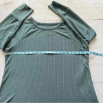 Chaser  Womens Waffle Knit Thermal  Top Button Long Sleeve Tunic Top  XXL… Photo 6