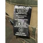 BLANK NYC NEW Brown Green Tan Camo Camouflage Denim Midi Skirt Womens Size 24 Photo 5