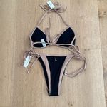 Lounge  Bikini Top & Bottoms Set Monaco Size XS Black Nude Photo 4