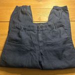 Club Monaco  linen blend joggers large navy Photo 0