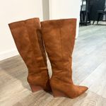FashioNova NEW EGO women’s tan knee high boots size 7 Photo 7