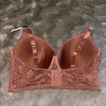 Daisy Fuentes NWT  Intimates Long Line Lace Bra 42D - Mauve/Rose/Rust Photo 6