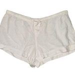 Victoria's Secret Victoria’s Secret white polka dot pajama shorts women’s size large Photo 0