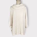 Barefoot Dreams CozyChic Ultra Lite Poncho Women's L/XL Cowl Neck Sand Dune Photo 4