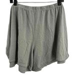 Mate the Label Green Tinsel Organic Cotton Blend Sleep Shorts 3X New Photo 0