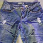 Paris Blues  Juniors Distressed Cropped Wide Leg Capri Pants Size 11 Photo 3