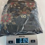 Dana Buchman NWOT women’s brownish gray metallic beaded floral sleeveless dress Photo 7