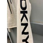 DKNY | NWT Ecru Fleece Hoodie Size Large Photo 4