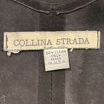 Collina Strada Rare Minimal Y2K Black Suede Mini Dress Size XS/S Photo 4