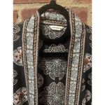 Max Studio Women’s  Kimono Open Cardigan Resortwear Vacation Summer OS Black Photo 4