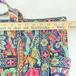 Vera Bradley Get Carried Away Extra Large Tote Colorful Vacation Bag 22.5”x15” Photo 9
