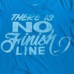 Nike  Slim Fit "There Is No Finish Line" Tee - Size S Photo 13