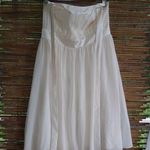 After Six  16 Eggshell Halter Formal Dress Plus Photo 0