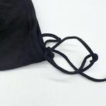 Olivia Fargiano Womens 6 Over the Knee Peep Toe Sueded Fabric Heeled Boot Black Photo 5