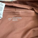 Aerie High Waisted Metallic Brown Bikini Bottoms Photo 2