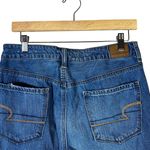 Red Tag Denim Skinny Jeans Womens 12 Medium Wash Distressed Knee Raw Hem Stretch Blue Photo 4