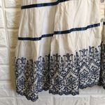 Embroidered tank swing‎ summer dress size White Size M Photo 2