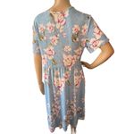 DB Moon Floral Pattern Short Sleeve Flowy A Photo 3