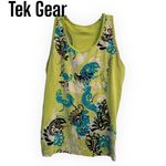 Tek Gear  Lime Green Artisan Workout Tank XL Photo 1